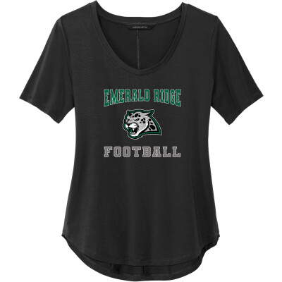 Women's Stretch Jersey Relaxed Scoop Tee