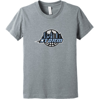 Bella+Canvas Youth Heather CVC Tee