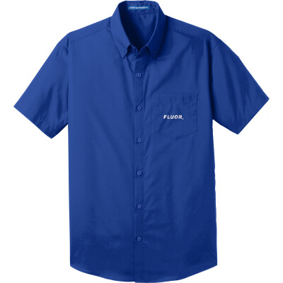 Short Sleeve Carefree Poplin Shirt