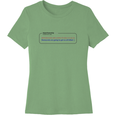 Bipartishirt - Women's Relaxed Jersey Short Sleeve Tee