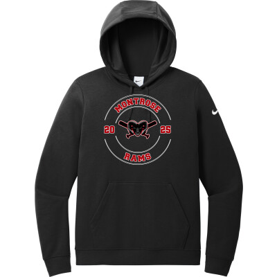 Nike Women's Club Fleece Sleeve Swoosh Pullover Hoodie