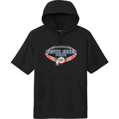Performance Fleece Short Sleeve Hooded Pullover