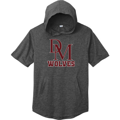 Tri-Blend Wicking Short Sleeve Hoodie