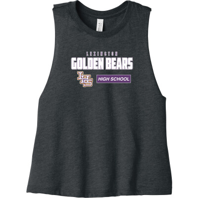 Bella+Canvas Women’s Racerback Cropped Tank