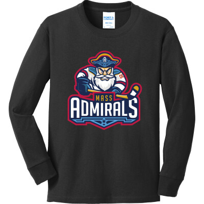 Mass Admirals Youth Long Sleeve Core Cotton Tee
