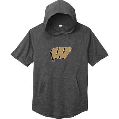 Tri-Blend Wicking Short Sleeve Hoodie