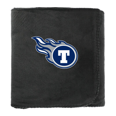 100% Recycled PET Fleece Blanket with RPET Pouch