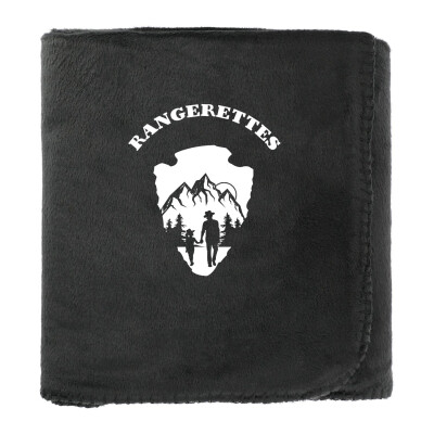 100% Recycled PET Fleece Blanket with RPET Pouch
