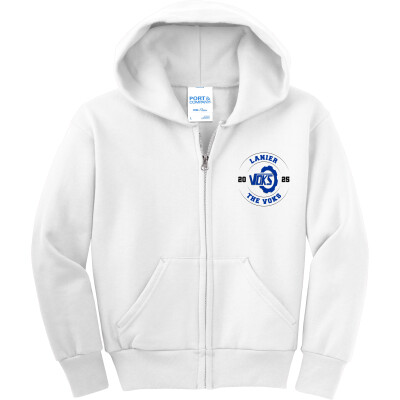 Youth Core Fleece Full-Zip Hooded Sweatshirt