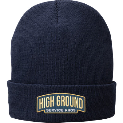 Fleece-Lined Knit Cap