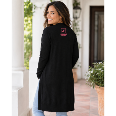 LIP Women’s Open-Front Cardigan Sweater with Pockets