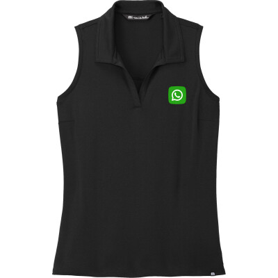 TRAVIS MATHEW Women's Coto Performance Sleeveless Polo (EMB)