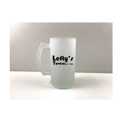 Lefty's Glass Beer Stein