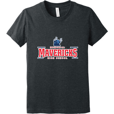 Bella+Canvas Youth Heather CVC Tee