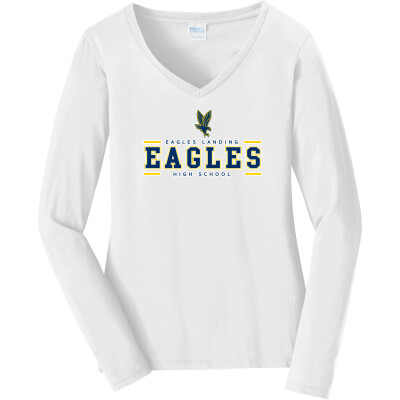 Women's Long Sleeve Fan Favorite V-Neck Tee