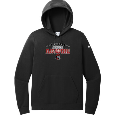 Nike Women's Club Fleece Sleeve Swoosh Pullover Hoodie