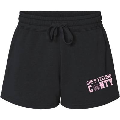 THE FEELING CVNTY  WAVE  FLEECE SHORTS