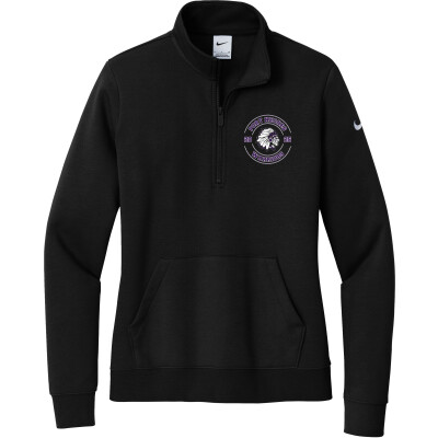 Nike Women's Club Fleece Sleeve Swoosh 1/2-Zip