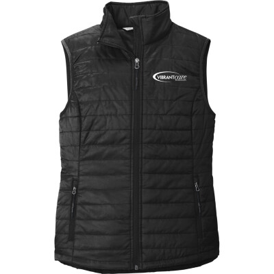 Women's Packable Puffy Vest - DIRECT TO GARMENT
