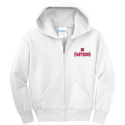 Youth Core Fleece Full-Zip Hooded Sweatshirt