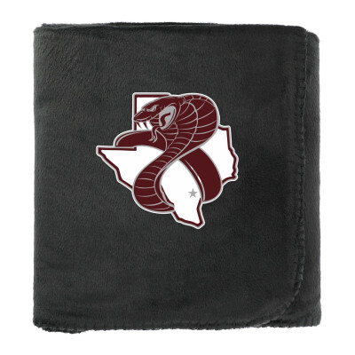 100% Recycled PET Fleece Blanket with RPET Pouch