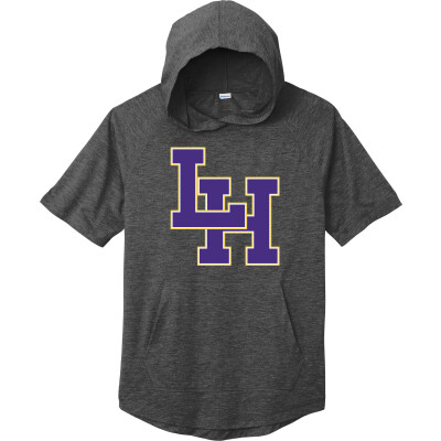 Tri-Blend Wicking Short Sleeve Hoodie