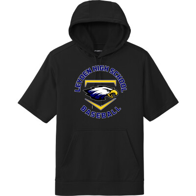 Performance Fleece Short Sleeve Hooded Pullover