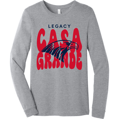 Unisex Heather CVC Long Sleeve Tee