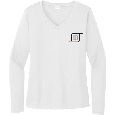 Women's Long Sleeve PosiCharge Competitor V-Neck Tee