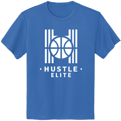 Hustle Elite Youth Performance Tee - Moisture-Wicking