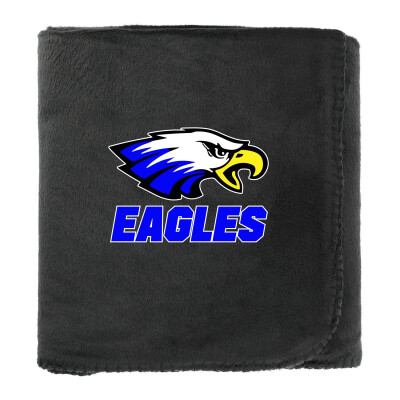 100% Recycled PET Fleece Blanket with RPET Pouch