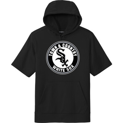 Performance Fleece Short-Sleeve Hooded Pullover
