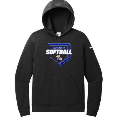 Nike Women's Club Fleece Sleeve Swoosh Pullover Hoodie