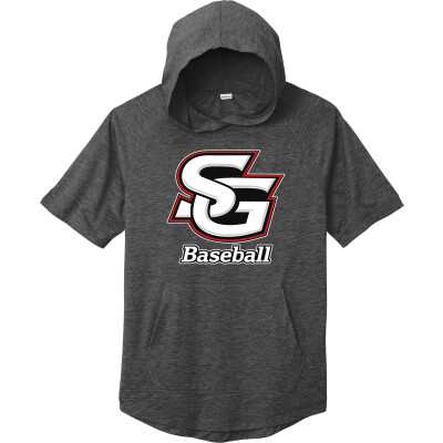 Tri-Blend Wicking Short Sleeve Hoodie
