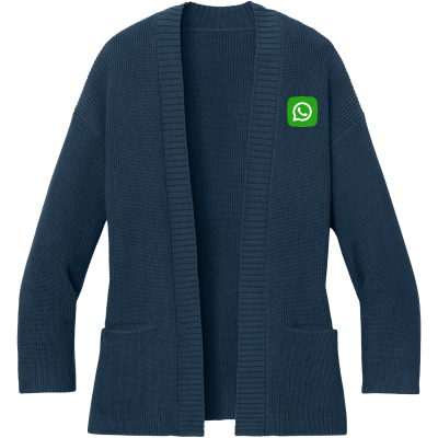 MERCER+METTLE Women’s Open Cardi (EMB)