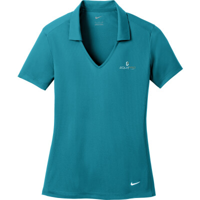 NIKE Women's Dri-FIT Vertical Mesh Polo (EMB)