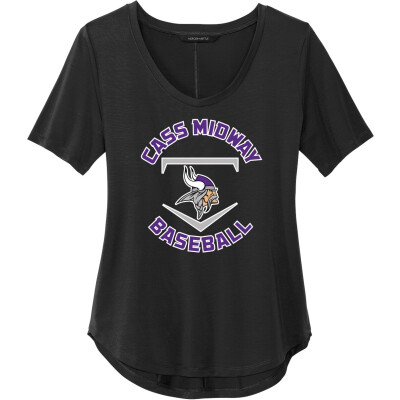 Women's Stretch Jersey Relaxed Scoop Tee
