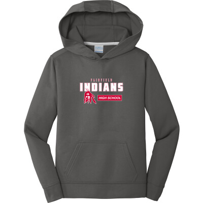 Youth Performance Fleece Pullover Hooded Sweatshirt