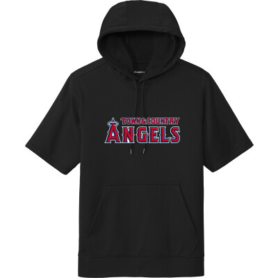 Performance Fleece Short-Sleeve Hooded Pullover