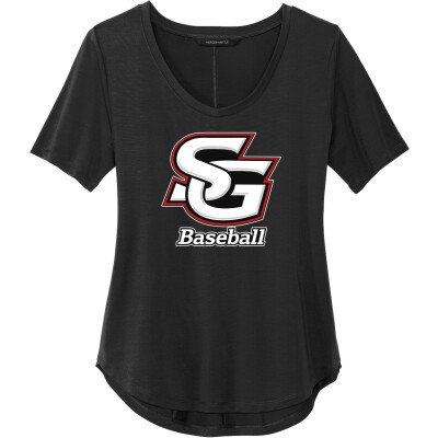 Women's Stretch Jersey Relaxed Scoop Tee