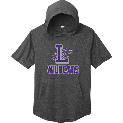 Tri-Blend Wicking Short Sleeve Hoodie