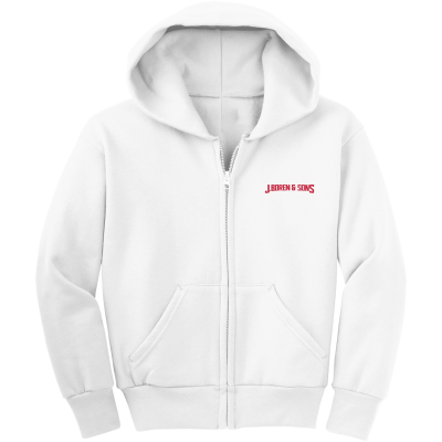 Youth Core Fleece Full-Zip Hooded Sweatshirt