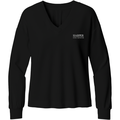 TRAVIS MATHEW Women’s Long Weekend V-Neck (EMB)