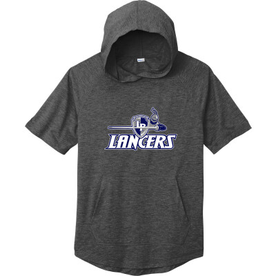 Tri-Blend Wicking Short Sleeve Hoodie