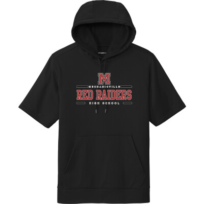 Performance Fleece Short-Sleeve Hooded Pullover