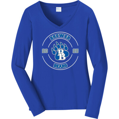 Women's Long Sleeve Fan Favorite V-Neck Tee