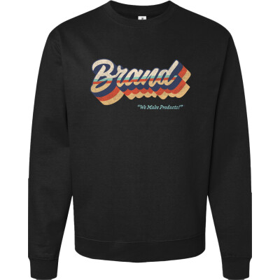 Brand - Midweight Crewneck Sweatshirt Loose