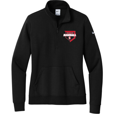 Nike Women's Club Fleece Sleeve Swoosh 1/2-Zip