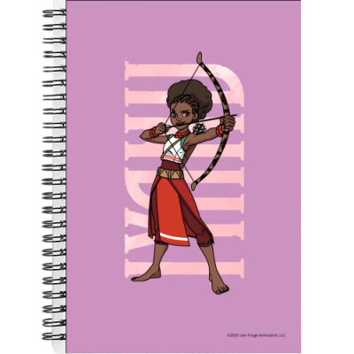 Iyanu Hero Pose Spiral Bound 6x8 Notebook