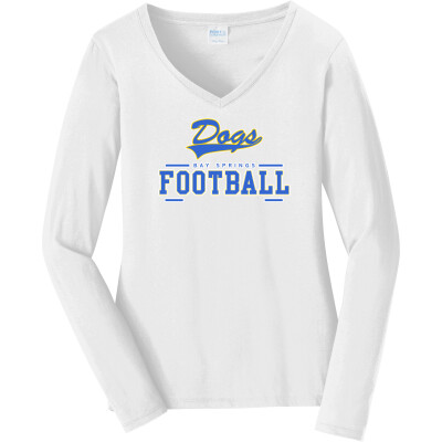Women's Long Sleeve Fan Favorite V-Neck Tee
